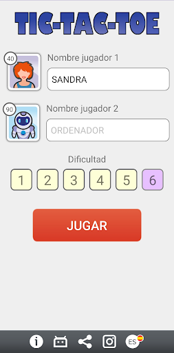 Tic-tac-toe Screen 2