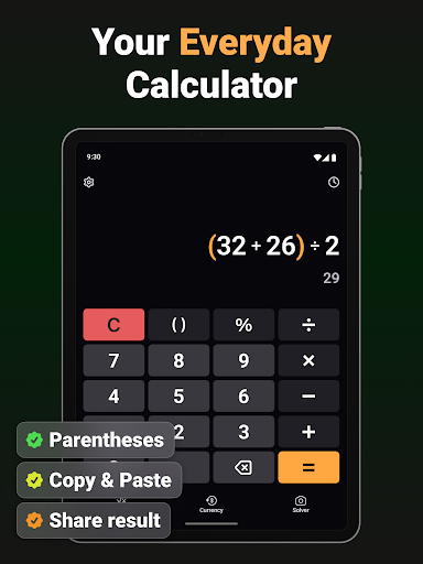 Screenshot of Calculator & AI Math Solver