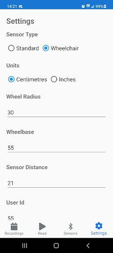 Android application iMotus screenshort