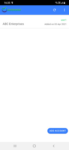 Android application OrderSho screenshort