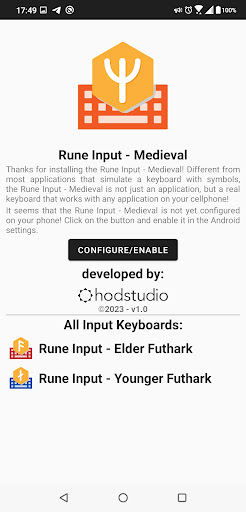 Rune Input - Medieval Screen 3