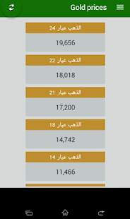 اسعار الدولار والذهب في سوريا‎ Screenshot