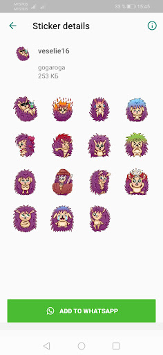 Веселые стикеры WASticker