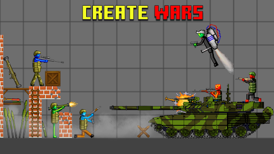 Pixel Sandbox: People Ragdoll