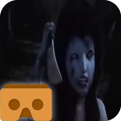 VR horror 3D Scary video logo