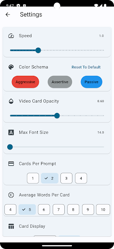 Android application Flashprompter screenshort