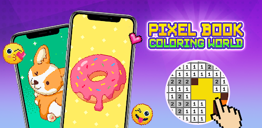 Pixel Book: Coloring World