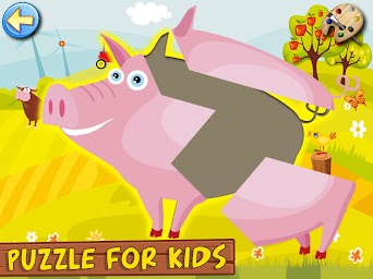 Farm Animals Puzzles Games 2+