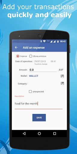 AlphaManager Budget & finance Screen 2