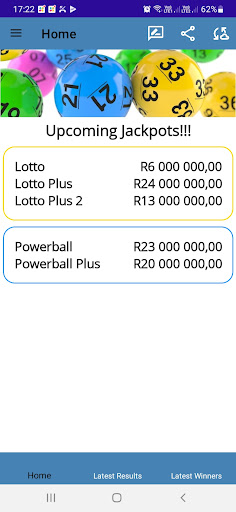 Android application LottoWatch screenshort