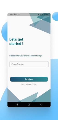 Android application Quickreach screenshort