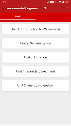 Android application Environmental Engineering 3 screenshort