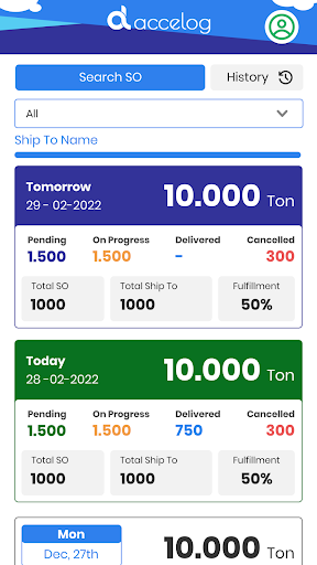 Android application Distributor screenshort