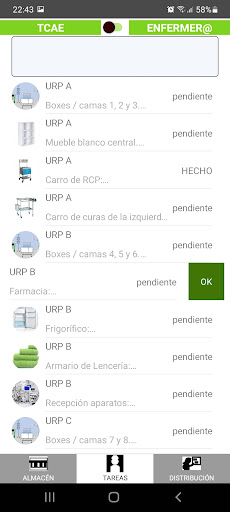 Agenda Enfermería URP HUPM Screen 2