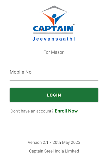 Android application Captain Jeevansaathi screenshort