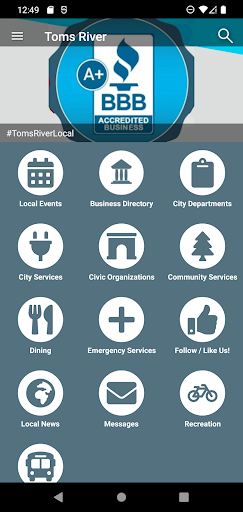 Android application #tomsriverlocal screenshort