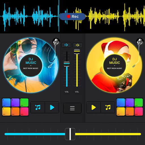 DJ Mixer Music: Virtual DJ Mix Logo