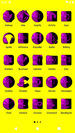 Wicked Magenta Icon Pack Screen 2