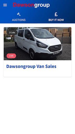 Android application Dawsongroup Vans screenshort