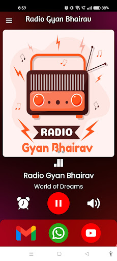 Android application Radio Gyan Bhairav 90.8 FM screenshort
