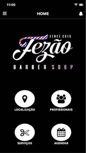 Android application Fezão Barber Shop screenshort