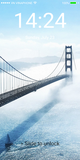 Lock Screen OS 10 - Phone7