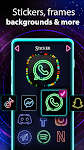 screenshot of Neon Icon Designer App
