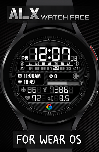 ALX17 LCD Watch Face