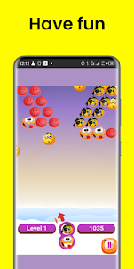 Bubble Shooter Game (Emoji)