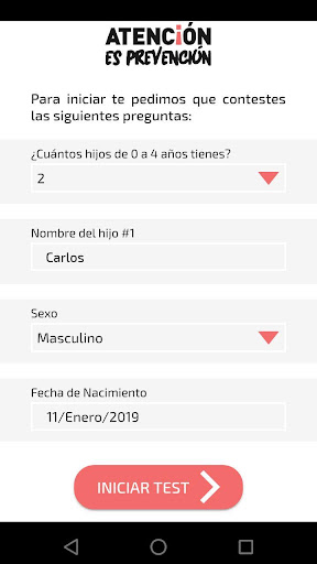Atención es prevención Screen 2