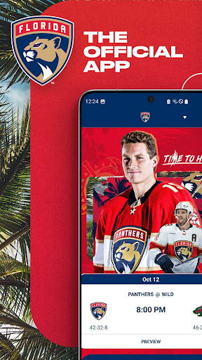 Android application Florida Panthers screenshort