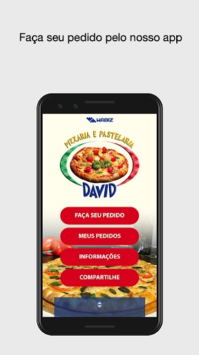 Android application Pizzaria e Pastelaria David screenshort