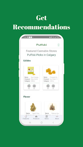 Android application Puffski screenshort