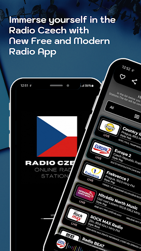 Android application Radio Czech - Online FM Radio screenshort