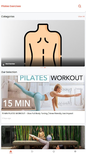 Android application Pilates Exercises screenshort
