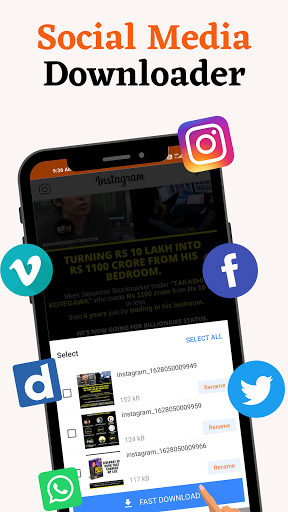 Video Downloader for Instagram  Facebook