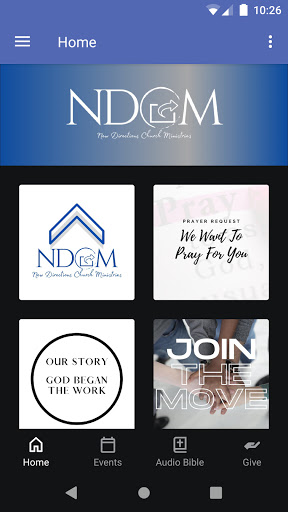 Android application NDCMConnect screenshort