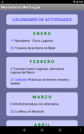 Montañeros Monfragüe Screen 3