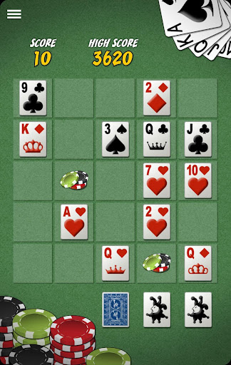 Android application Super Poker Squares screenshort