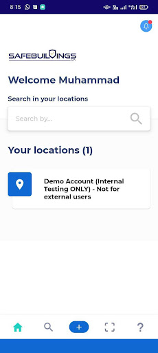 Android application Safe Buildings Tech screenshort