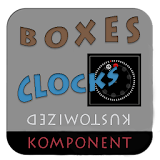 Box - 12 clock komponents KLWP icon
