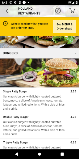 Holland Restaurants Screen 3