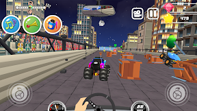 Monster Trucks Kids Race Game screenshot