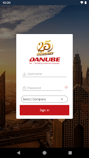 Android application Danube Products screenshort