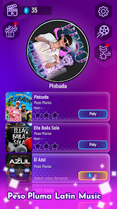 Peso Pluma - Tiles Hop 0.2 APK + Мод (Unlimited money) за Android