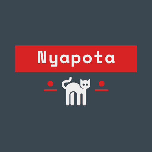 Nyapota -Cat,Sound,Toy- logo