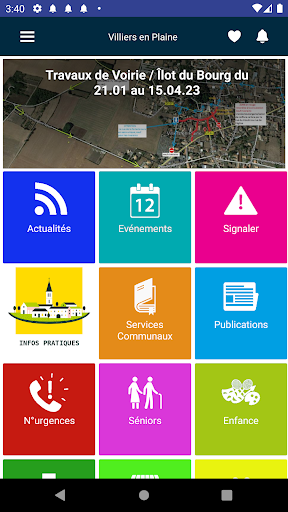 Android application Villiers en Plaine screenshort