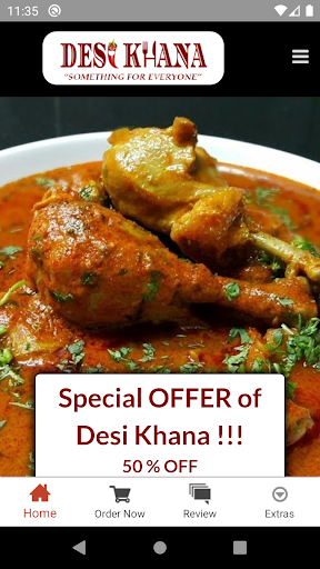 Android application Desi Khana screenshort