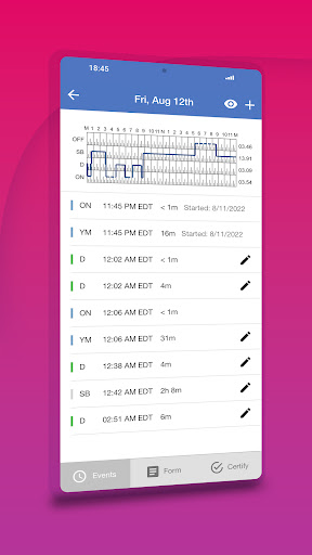 Android application PROJECT ELD screenshort