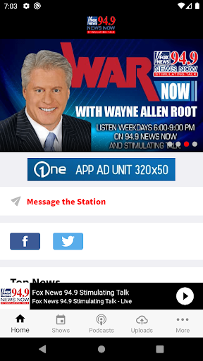 Android application 94.9 News Now screenshort